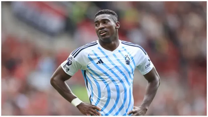 EPL: Awoniyi, Aina Return From Injury As Nottingham Forest Fall To Liverpool