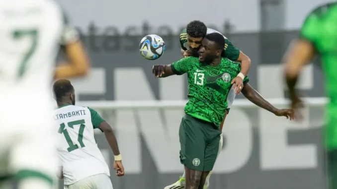 Friendly: Saudi Arabia Snatch Late Goal To Force Super Eagles to 2-2 Draw