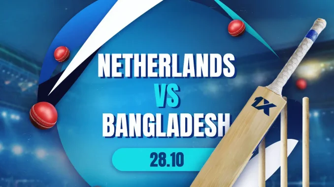 Netherlands vs Bangladesh Cricket World Cup 28 Oct 2023: Odds, Predictions, Tips and Line Ups