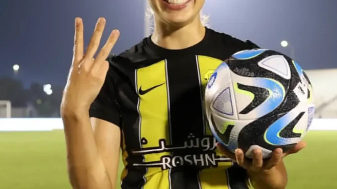 Plumptre Scores Hat-trick In Debut Game For Al Ittihad Ladies