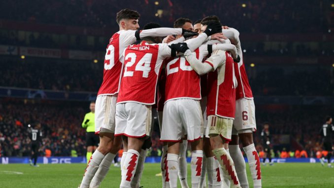 Arsenal Create UCL Records In 6-0 Win Against Lens