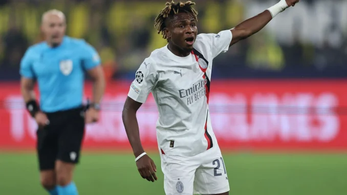 Chukwueze Returns To AC Milan Training Ahead PSG Clash