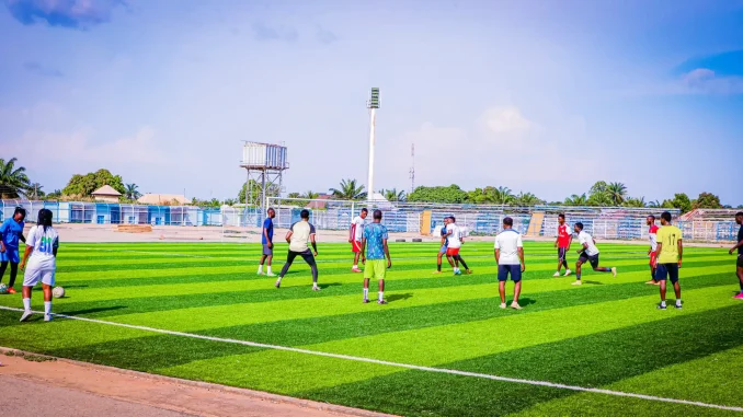 Nasarawa State, Lafia City Stadium Ready For 2023/2024 NNL Season Kickoff   Deputy Governor, Dr. Akabe