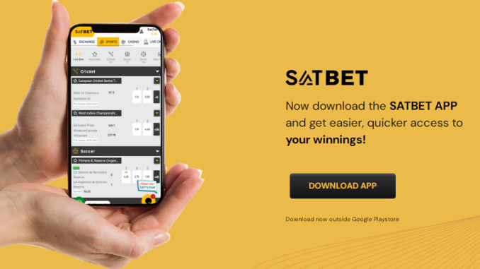 SatBet App Guide 2023: Download, Install, Sign Up