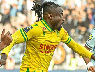 Simon Features, Ayew Sent Off In Debut Game For Le Havre As Nantes Winless Run Continues