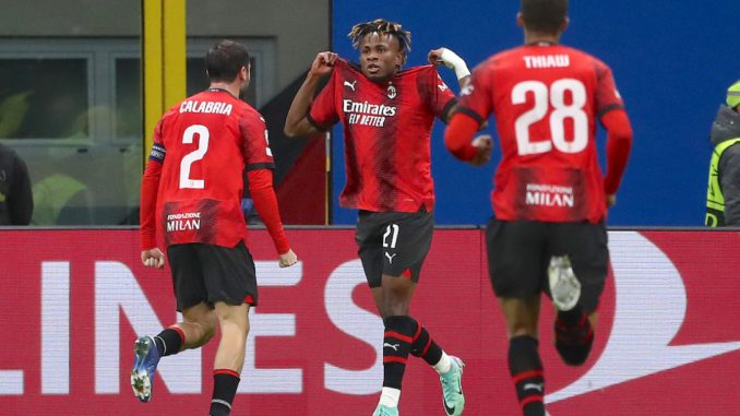 UCL: Chukwueze Gets Highest Rating In AC Milans Home Loss To Dortmund