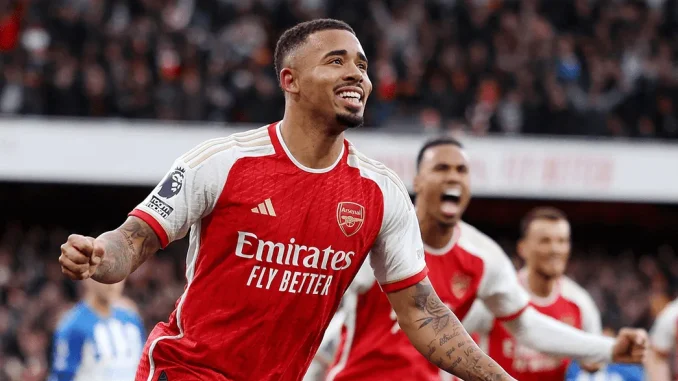 Arsenal Edge Brighton, Return To EPL Summit