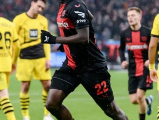 Boniface Scores As Leverkusen Hold Dortmund To Draw, Maintain Unbeaten Streak