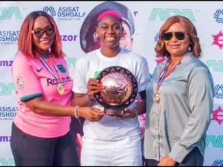 Emzor Hosts Oshoala To Grand Homecoming, Supports Football Tournament For Girls