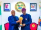 Sanwo-Olu Receives AFCON Trophy, Charges Super Eagles To Go For Title In Cote dIvoire